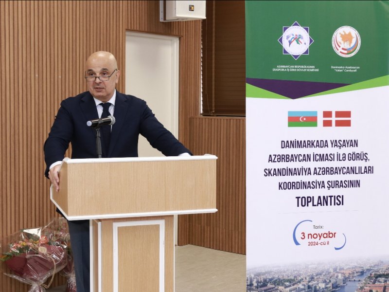 Danimarkada Azərbaycan icması ilə görüş keçirilib