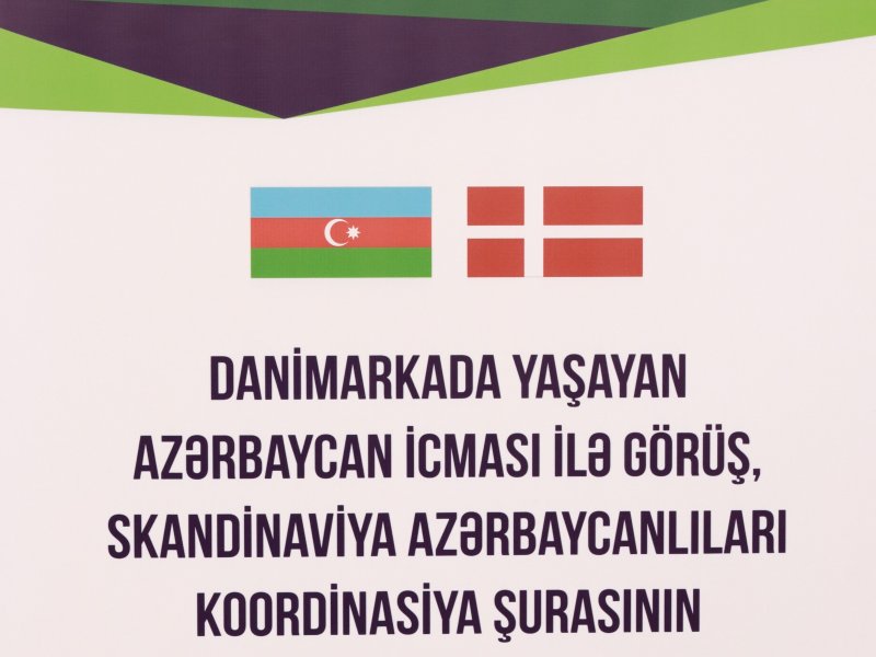 Danimarkada yaşayan azərbaycanlılar icma ilə görüşü təqdir edir