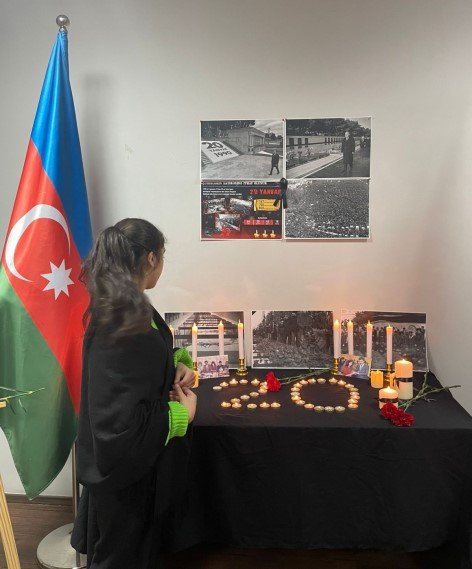 Gürcüstanda 20 Yanvar faciəsinə həsr olunmuş anım günü tədbirləri keçirilib