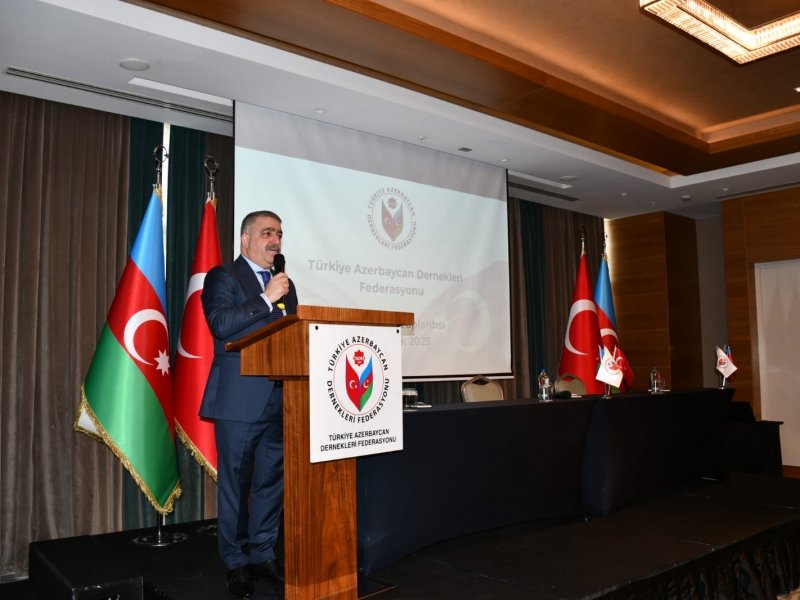 Türkiyə Azərbaycan Dərnəkləri Federasiyasının hesabat-seçki qurultayı keçirilib