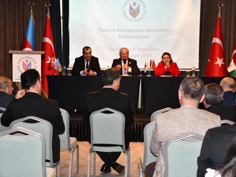 Türkiyə Azərbaycan Dərnəkləri Federasiyasının hesabat-seçki qurultayı keçirilib