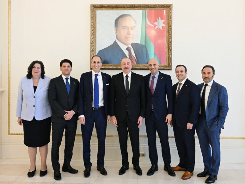 Prezident İlham Əliyev İsrail İqtisadi Forumunun həmtəsisçisi və İdarə Heyətinin üzvünü qəbul edib