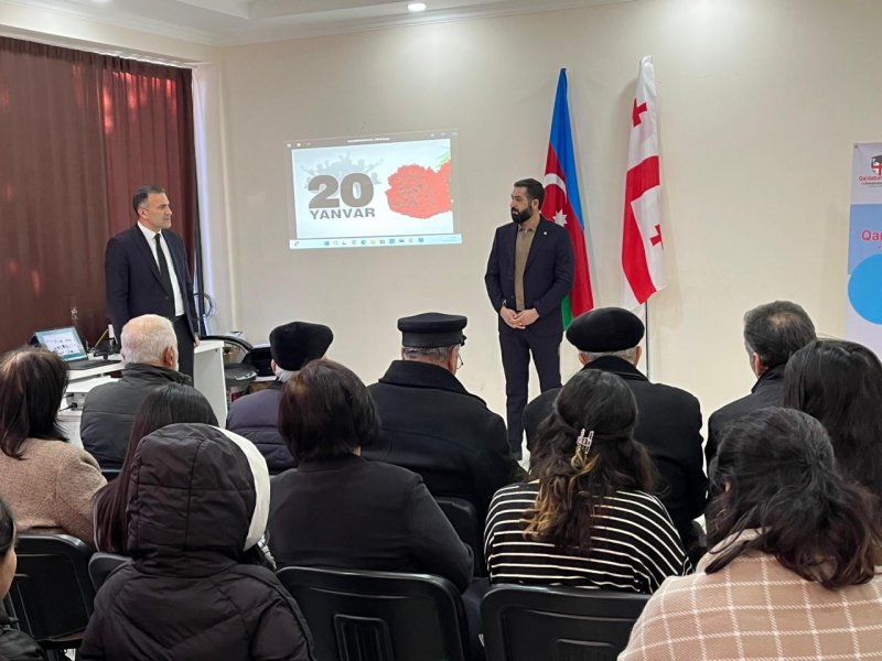 Gürcüstanda 20 Yanvar faciəsinə həsr olunmuş anım günü tədbirləri keçirilib