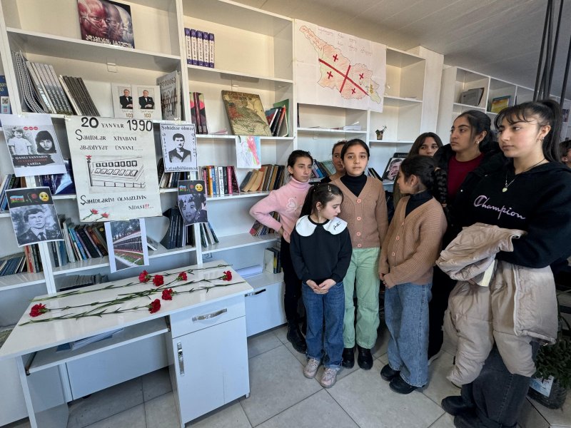Gürcüstanda 20 Yanvar faciəsinə həsr olunmuş anım günü tədbirləri keçirilib
