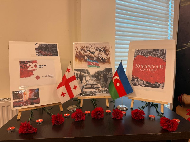 Gürcüstanda 20 Yanvar faciəsinə həsr olunmuş anım günü tədbirləri keçirilib