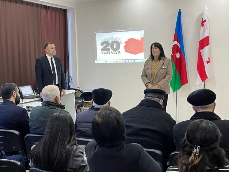 Gürcüstanda 20 Yanvar faciəsinə həsr olunmuş anım günü tədbirləri keçirilib