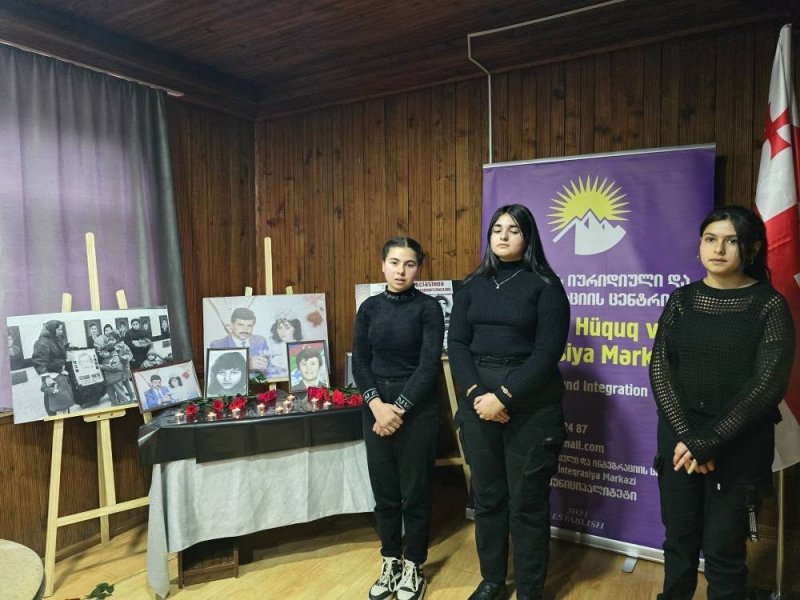 Gürcüstanda 20 Yanvar faciəsinə həsr olunmuş anım günü tədbirləri keçirilib