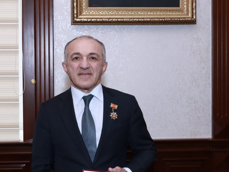 Belarusdakı diaspor təşkilatının rəhbərinə medal təqdim olunub