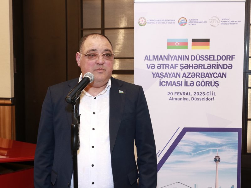 Düsseldorf və ətraf şəhərlərdəki Azərbaycan icması ilə görüş keçirilib