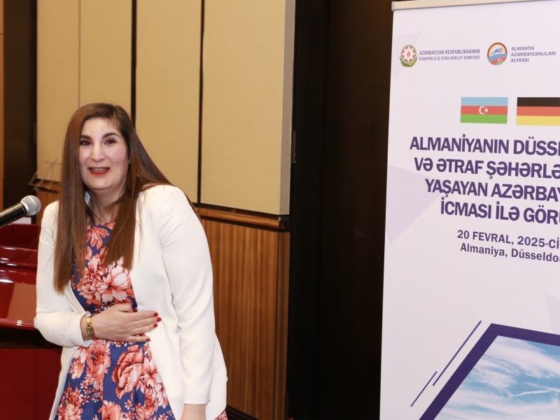 Düsseldorf və ətraf şəhərlərdəki Azərbaycan icması ilə görüş keçirilib