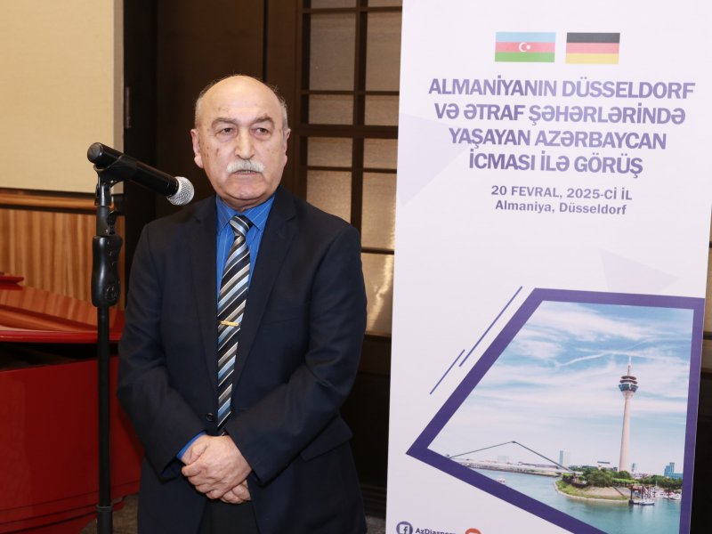 Düsseldorf və ətraf şəhərlərdəki Azərbaycan icması ilə görüş keçirilib