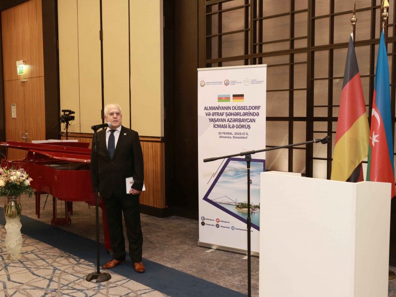 Düsseldorf və ətraf şəhərlərdəki Azərbaycan icması ilə görüş keçirilib