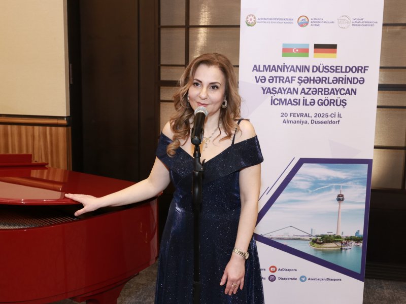 Düsseldorf və ətraf şəhərlərdəki Azərbaycan icması ilə görüş keçirilib