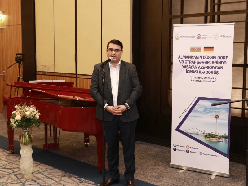 Düsseldorf və ətraf şəhərlərdəki Azərbaycan icması ilə görüş keçirilib