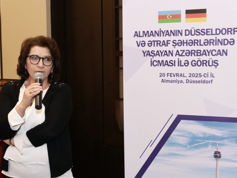 Düsseldorf və ətraf şəhərlərdəki Azərbaycan icması ilə görüş keçirilib