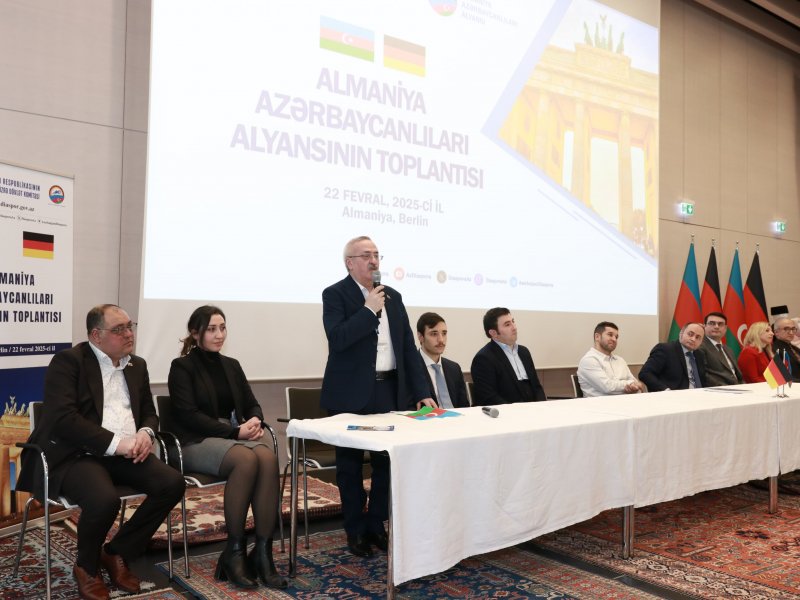 Almaniya Azərbaycanlıları Alyansının toplantısı keçirilib