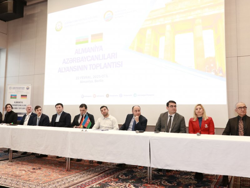Almaniya Azərbaycanlıları Alyansının toplantısı keçirilib