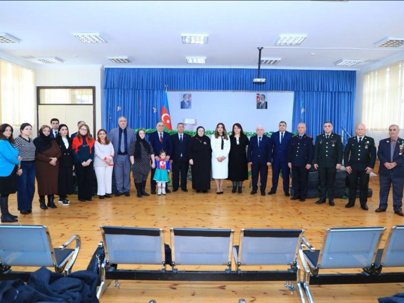 Nizami rayonu,250 saylı tam orta məktəbdə tədbir keçirilib.