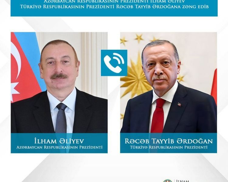 Prezident İlham Əliyev Ərdoğana zəng edib