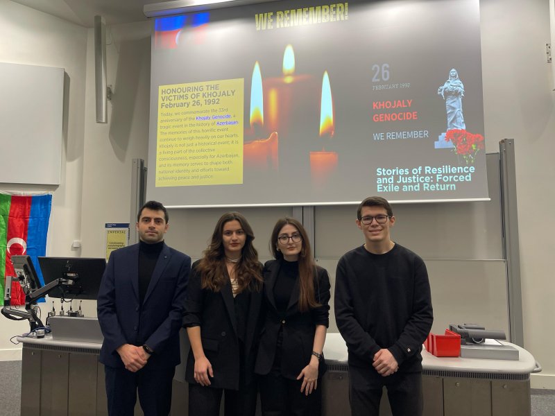 Londonun nüfuzlu universitetində Xocalı soyqırımı anılıb