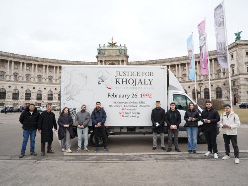 Avropa ölkələrində Xocalı soyqrımına həsr olunmuş məlumatlandırma aksiyaları keçirilib