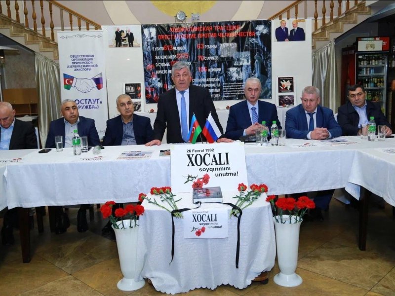 Rusiyada Xocalı soyqırımı anılıb