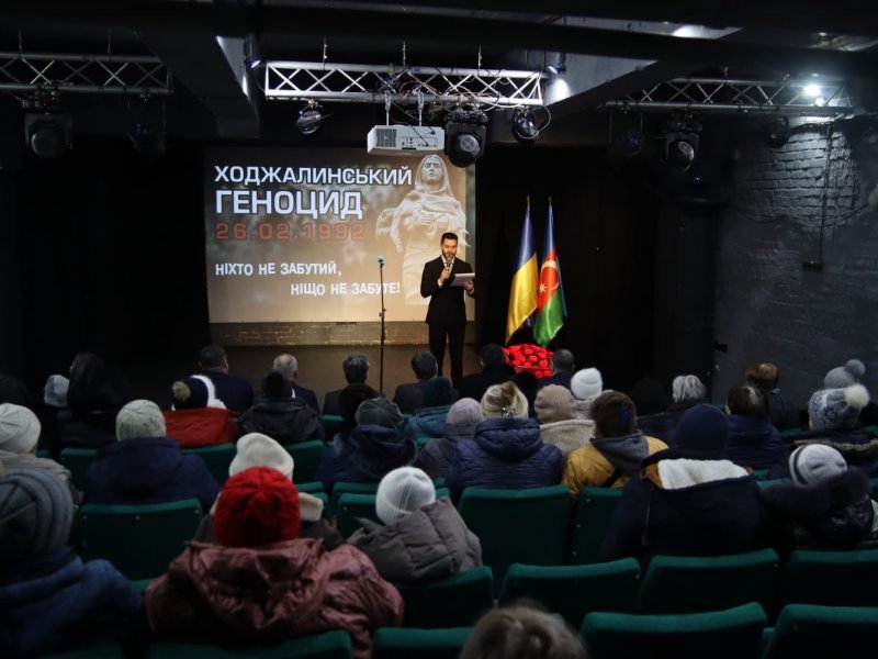 Ukraynada Xocalı soyqırımının qurbanları yad edilib