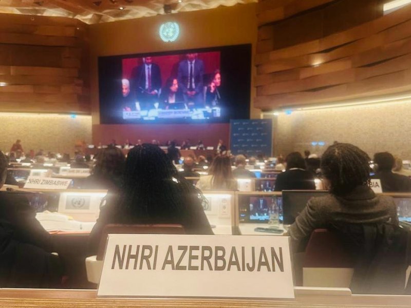 Ombudsman Milli İnsan Hüquqları Təsisatlarının Qlobal Alyansının illik iclasında iştirak edib