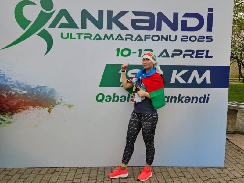 BALAKƏNLİ QIZ QƏBƏLƏDƏN XANKƏNDİYƏ DOĞRU MARAFONDA İŞTİRAK EDİB.