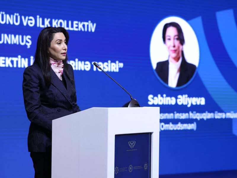 Ombudsman “Rəqəmsallaşma və süni intellektin iş yerlərinə təsiri” mövzusunda keçirilən konfransda iştirak edib