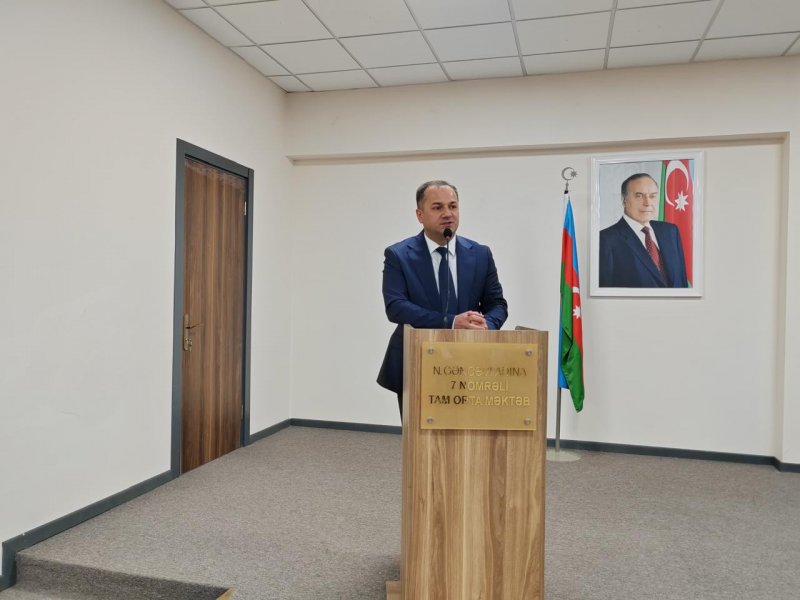ŞƏKİDƏ HEYDƏR ƏLİYEV MƏKTƏBLİLƏRİN GÖZÜ İLƏ ADLI İNŞA YAZI MÜSABİQƏSİNİN RAYON ÜZRƏ QALİBLƏRİ TƏLTİF OLUNUBLAR-FOTOLAR.