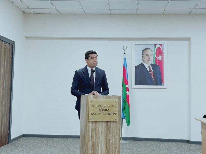 ŞƏKİDƏ HEYDƏR ƏLİYEV MƏKTƏBLİLƏRİN GÖZÜ İLƏ ADLI İNŞA YAZI MÜSABİQƏSİNİN RAYON ÜZRƏ QALİBLƏRİ TƏLTİF OLUNUBLAR-FOTOLAR.
