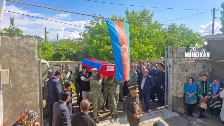 Sədərəkdə Birinci Qarabağ müharibəsinin şəhidi Muxtar Məmmədovla vida mərasimi keçirilib