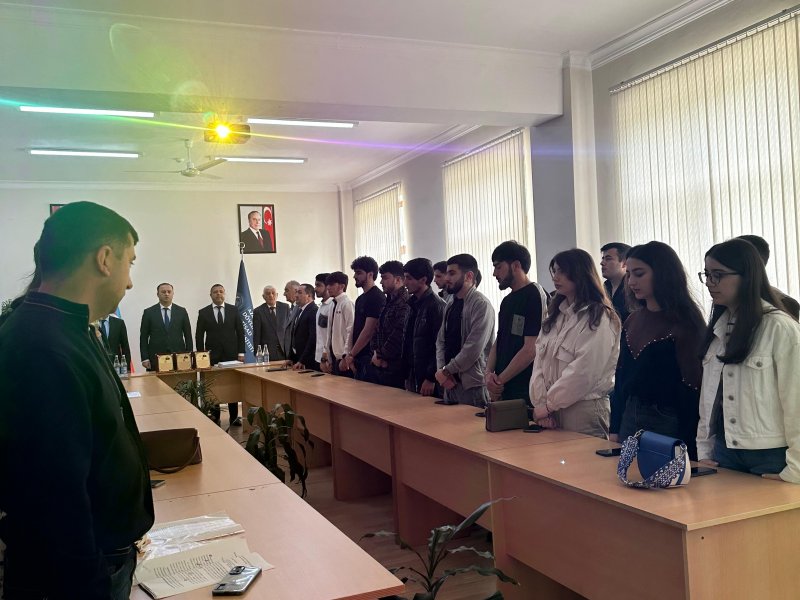 UNEC ZAQATALA FİLİALINDA “MÜSTƏQİL AZƏRBAYCAN İQTİSADİYYATINDA HEYDƏR ƏLİYEVİN ROLU” ESSE MÜSABİQƏSİNİN QALİBLƏRİ TƏLTİF OLUNUBLAR-FOTOLAR.