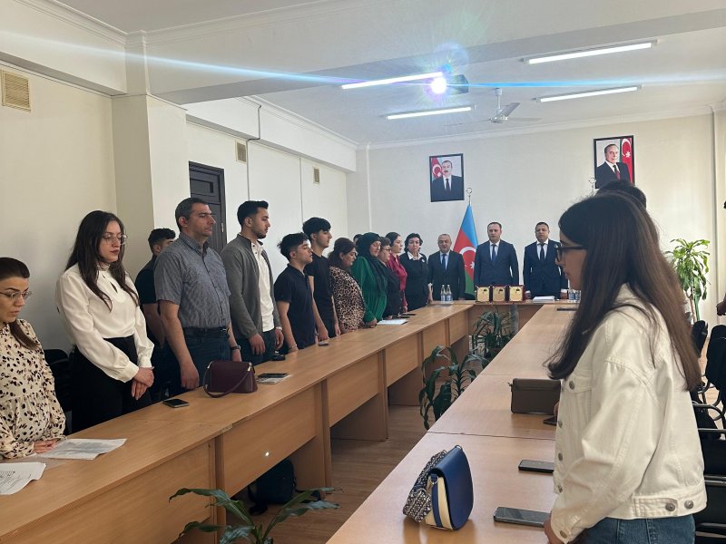 UNEC ZAQATALA FİLİALINDA “MÜSTƏQİL AZƏRBAYCAN İQTİSADİYYATINDA HEYDƏR ƏLİYEVİN ROLU” ESSE MÜSABİQƏSİNİN QALİBLƏRİ TƏLTİF OLUNUBLAR-FOTOLAR.