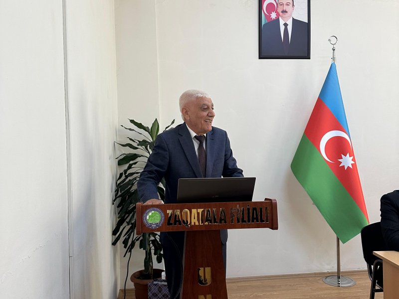 UNEC ZAQATALA FİLİALINDA “MÜSTƏQİL AZƏRBAYCAN İQTİSADİYYATINDA HEYDƏR ƏLİYEVİN ROLU” ESSE MÜSABİQƏSİNİN QALİBLƏRİ TƏLTİF OLUNUBLAR-FOTOLAR.