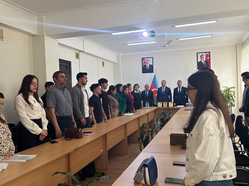 UNEC ZAQATALA FİLİALINDA “MÜSTƏQİL AZƏRBAYCAN İQTİSADİYYATINDA HEYDƏR ƏLİYEVİN ROLU” ESSE MÜSABİQƏSİNİN QALİBLƏRİ TƏLTİF OLUNUBLAR-FOTOLAR.