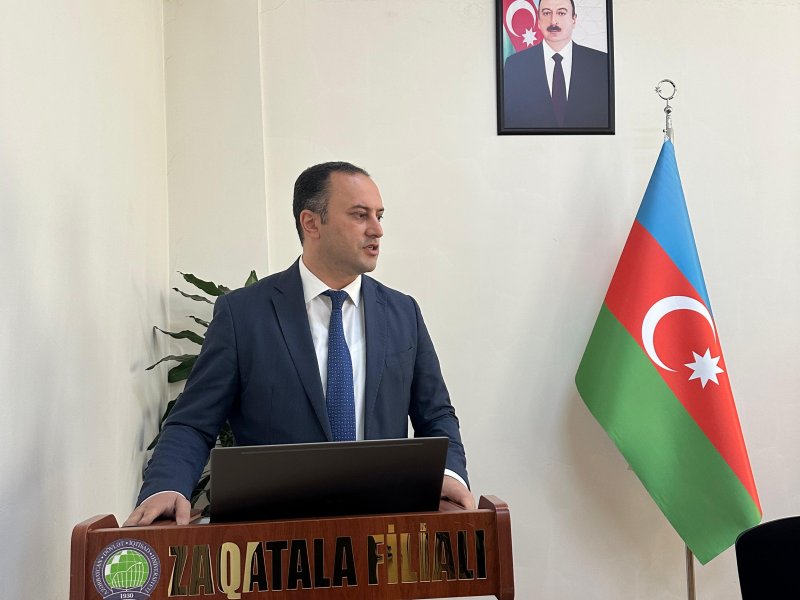 UNEC ZAQATALA FİLİALINDA “MÜSTƏQİL AZƏRBAYCAN İQTİSADİYYATINDA HEYDƏR ƏLİYEVİN ROLU” ESSE MÜSABİQƏSİNİN QALİBLƏRİ TƏLTİF OLUNUBLAR-FOTOLAR.