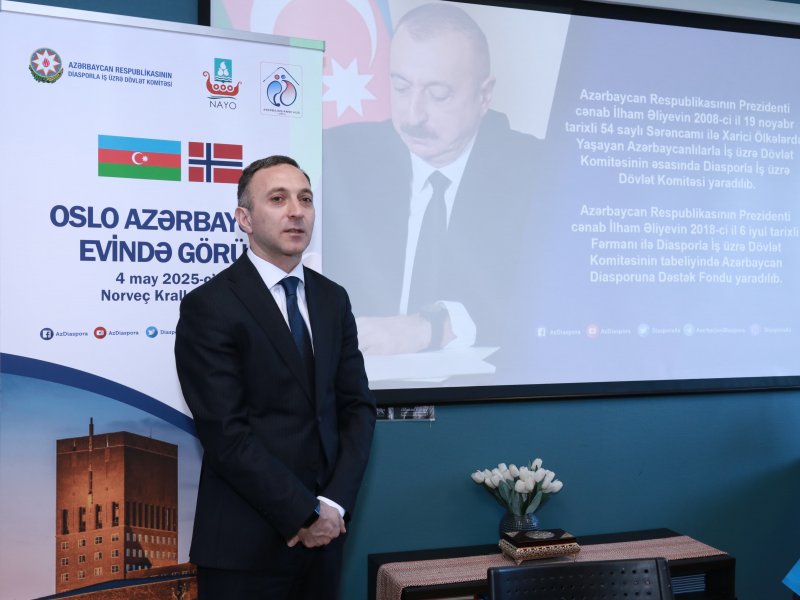 Norveçdəki Azərbaycan icması ilə görüş keçirilib