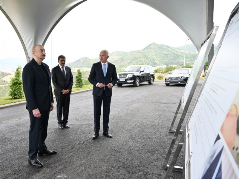 Prezident İlham Əliyev “LATIFA” Laçın tikiş fabrikinin açılışında iştirak edib - FOTOLAR