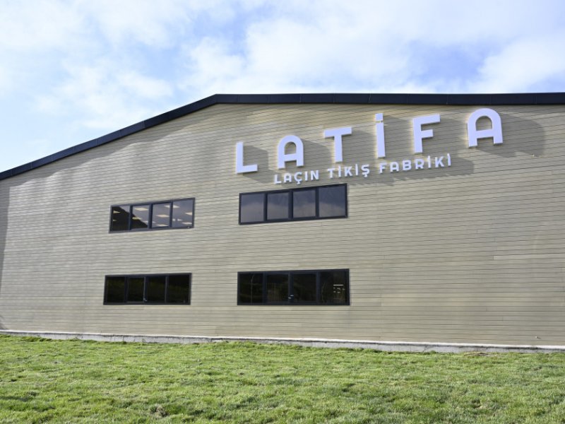 Prezident İlham Əliyev “LATIFA” Laçın tikiş fabrikinin açılışında iştirak edib - FOTOLAR