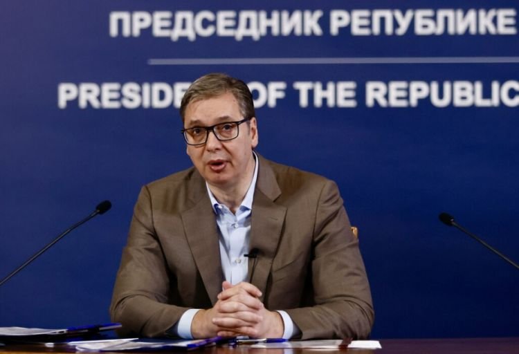 Serbiya Prezidenti Aleksandar Vuçiç Ukraynaya səfər edib