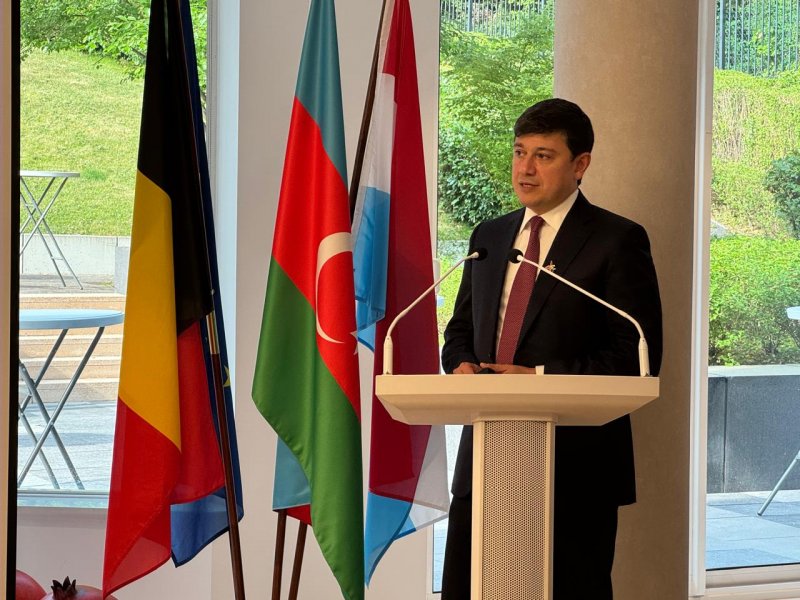 Fuad  Muradov Belçika azərbaycanlıları ilə görüşüb