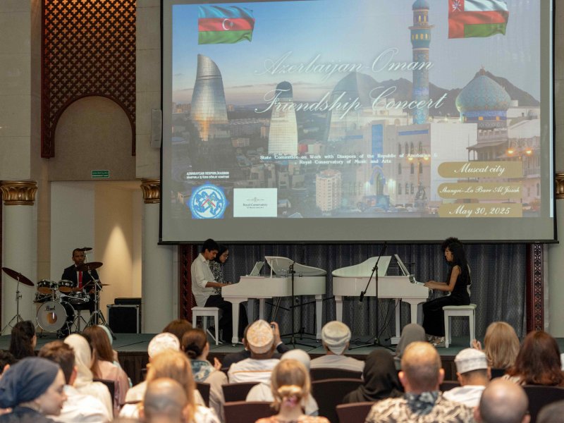 Muskat şəhərində Azərbaycan-Oman Dostluq konserti keçirilib