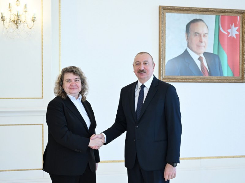 Prezident İlham Əliyev Bolqarıstan Milli Assambleyasının sədrini qəbul edib
