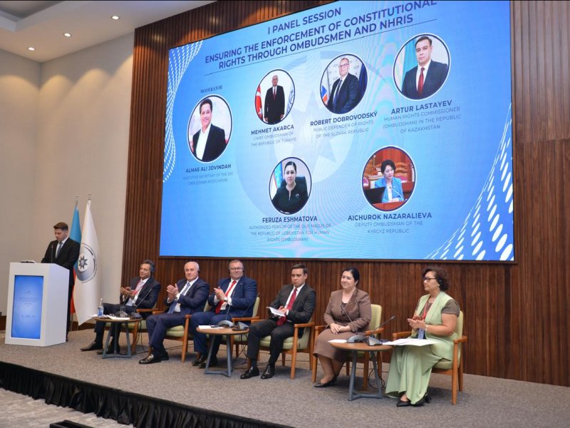 Qanunun aliliyinin gücləndirilməsi: ombudsmanların və milli insan hüquqları institutlarının rolu” mövzusunda Ombudsmanların Beynəlxalq Simpoziumu keçirilib