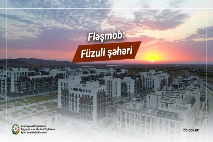 “Füzuli şəhərində fləşmob keçirilib