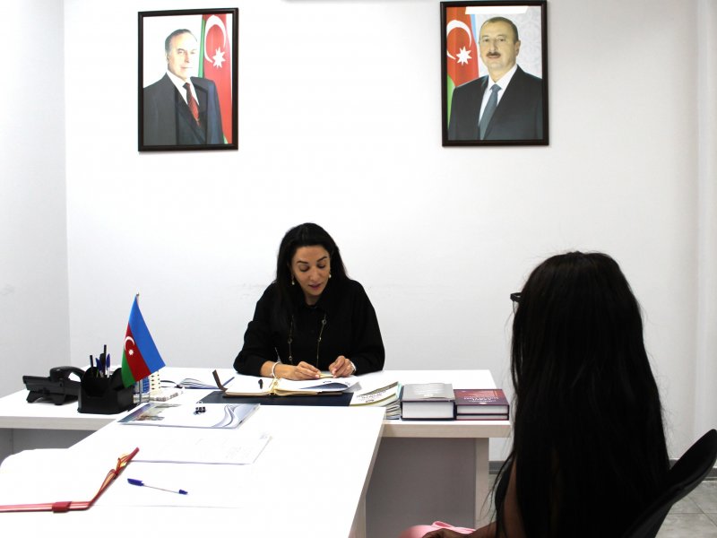 Ombudsman Səbinə Əliyeva növbəti vətəndaş qəbulu keçirib