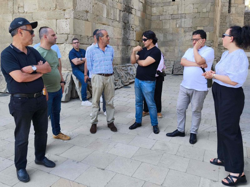 Mərakeşli jurnalistlər ölkəmizdə səfərdədir