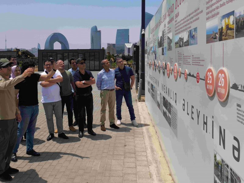 Mərakeşli jurnalistlər ölkəmizdə səfərdədir